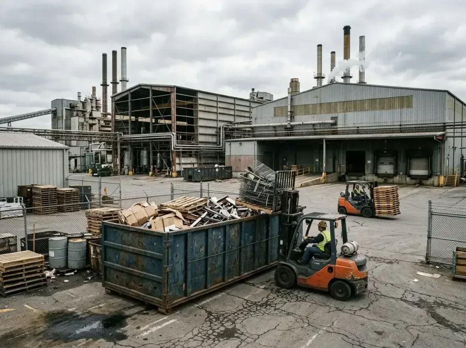 industrial-factory-scrap-conta-003 — frequently asked questions, Cheap Roll-off Dumpster Rentals in Union, OR
